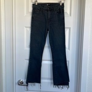 Mother The Insider’ Crop Step Fray Steps